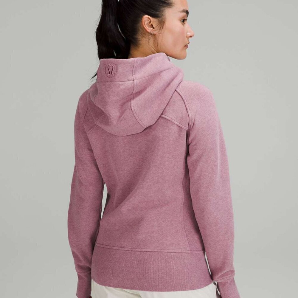 Lululemon Scuba Full-Zip Hoodie - 6 Heathered Velvet Dust - Picture 2 of 8